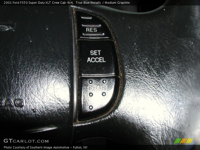 True Blue Metallic / Medium Graphite 2001 Ford F350 Super Duty XLT Crew Cab 4x4