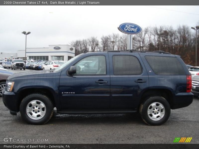 Dark Blue Metallic / Light Titanium 2009 Chevrolet Tahoe LT 4x4