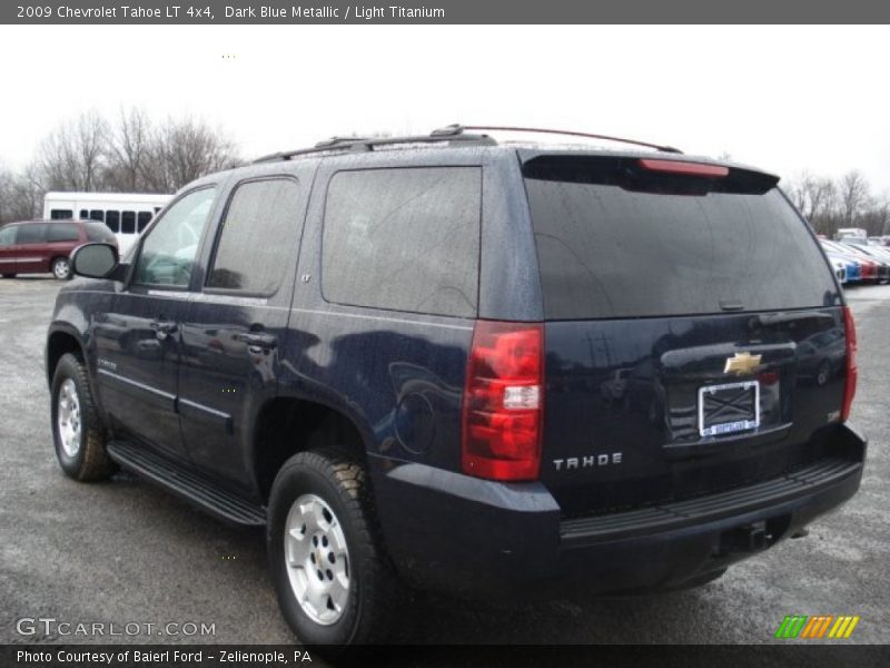 Dark Blue Metallic / Light Titanium 2009 Chevrolet Tahoe LT 4x4