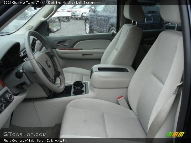 Dark Blue Metallic / Light Titanium 2009 Chevrolet Tahoe LT 4x4