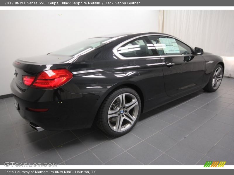  2012 6 Series 650i Coupe Black Sapphire Metallic