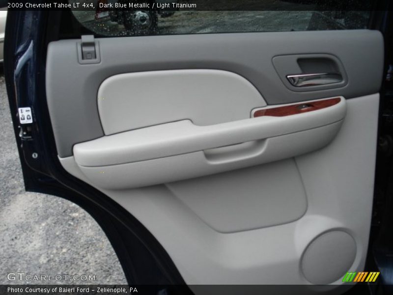 Dark Blue Metallic / Light Titanium 2009 Chevrolet Tahoe LT 4x4