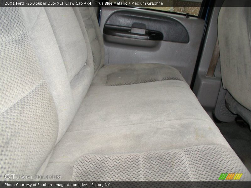 True Blue Metallic / Medium Graphite 2001 Ford F350 Super Duty XLT Crew Cab 4x4