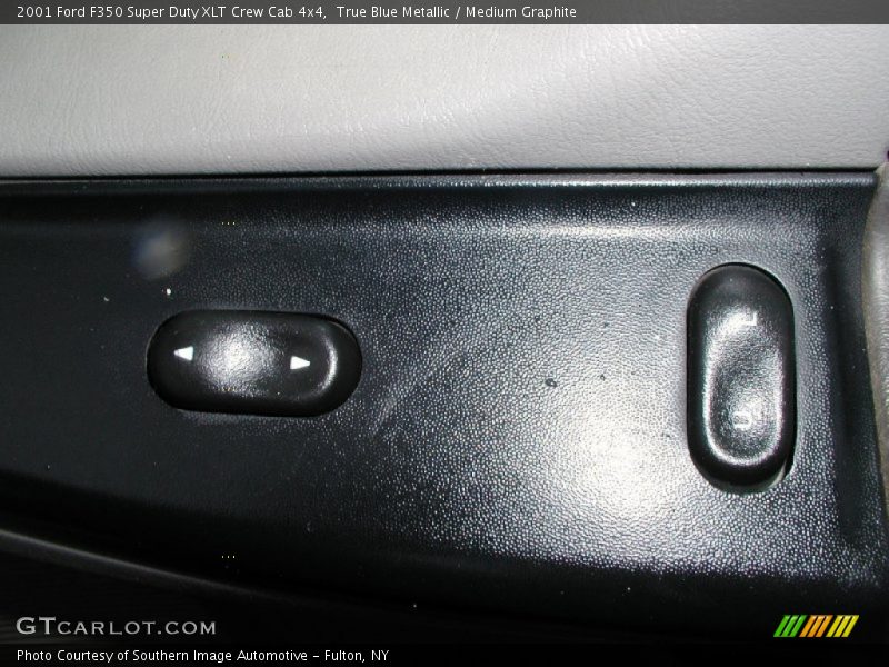 True Blue Metallic / Medium Graphite 2001 Ford F350 Super Duty XLT Crew Cab 4x4