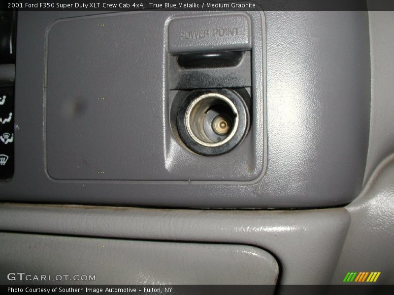 True Blue Metallic / Medium Graphite 2001 Ford F350 Super Duty XLT Crew Cab 4x4