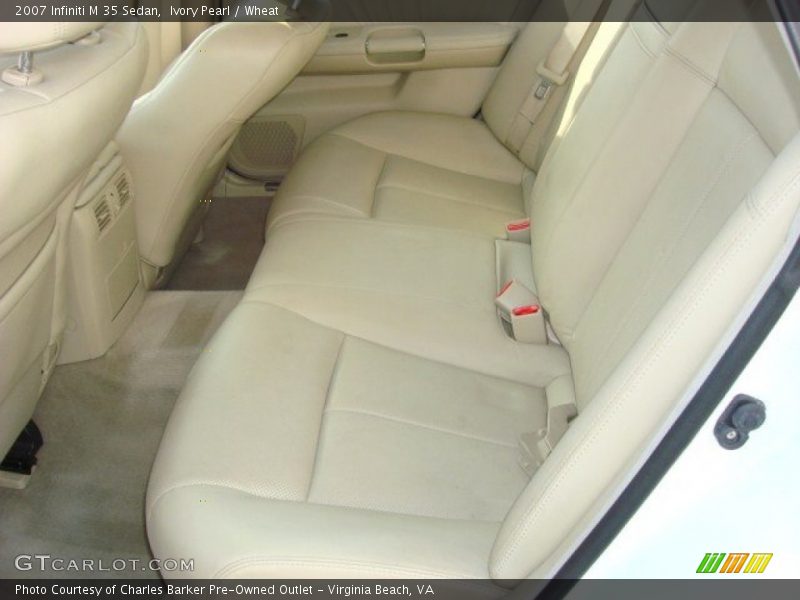 Ivory Pearl / Wheat 2007 Infiniti M 35 Sedan