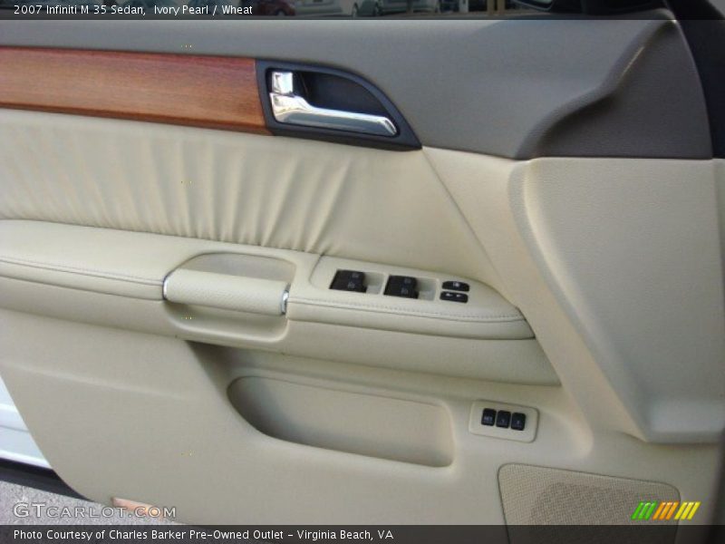 Ivory Pearl / Wheat 2007 Infiniti M 35 Sedan