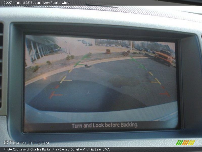 Ivory Pearl / Wheat 2007 Infiniti M 35 Sedan