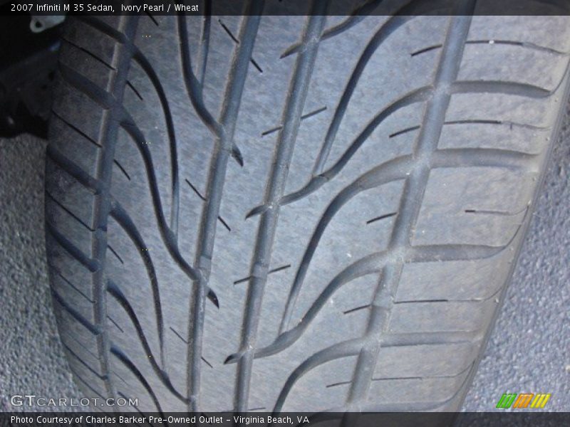 Ivory Pearl / Wheat 2007 Infiniti M 35 Sedan