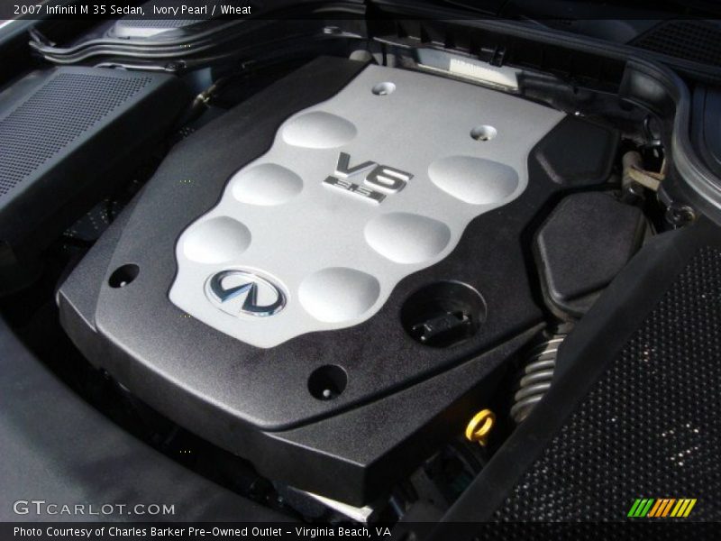 Ivory Pearl / Wheat 2007 Infiniti M 35 Sedan