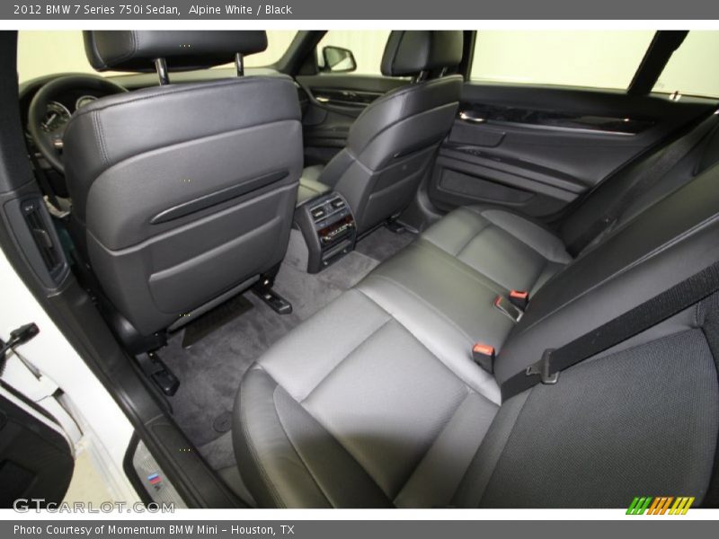 Alpine White / Black 2012 BMW 7 Series 750i Sedan