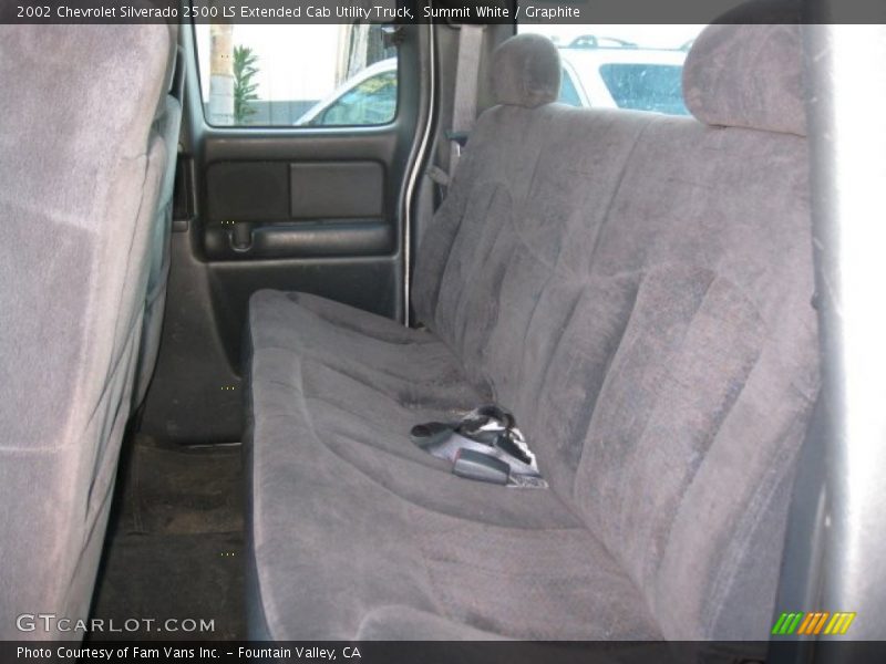 Summit White / Graphite 2002 Chevrolet Silverado 2500 LS Extended Cab Utility Truck
