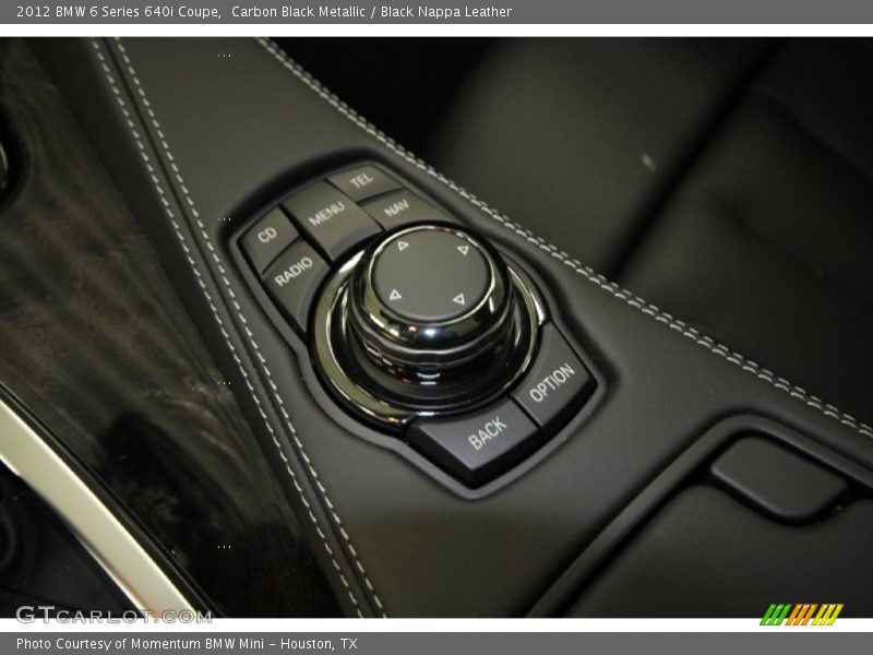 Carbon Black Metallic / Black Nappa Leather 2012 BMW 6 Series 640i Coupe