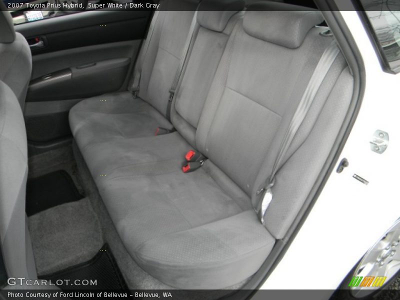 Super White / Dark Gray 2007 Toyota Prius Hybrid