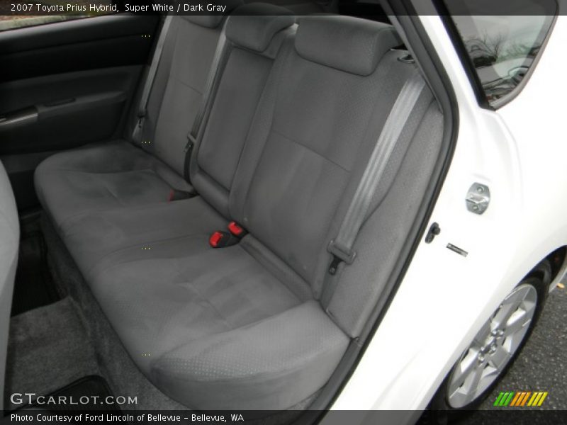 Super White / Dark Gray 2007 Toyota Prius Hybrid