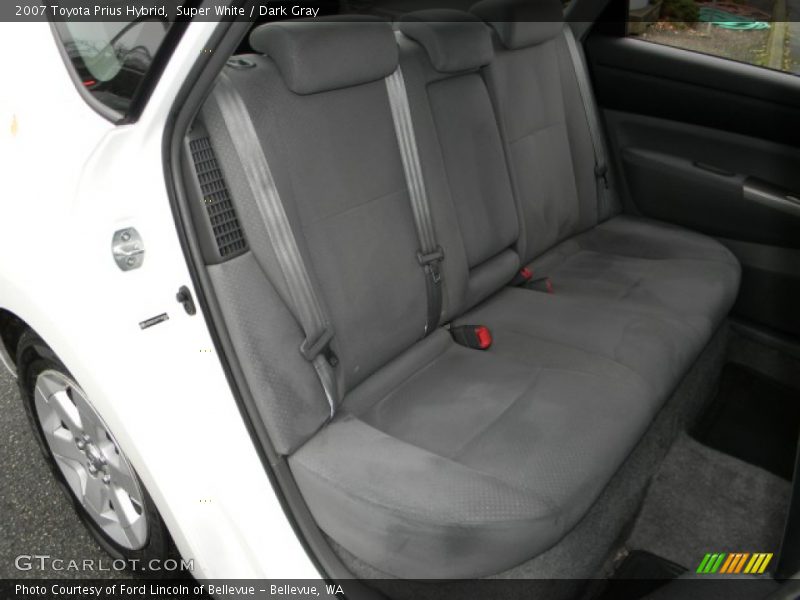 Super White / Dark Gray 2007 Toyota Prius Hybrid