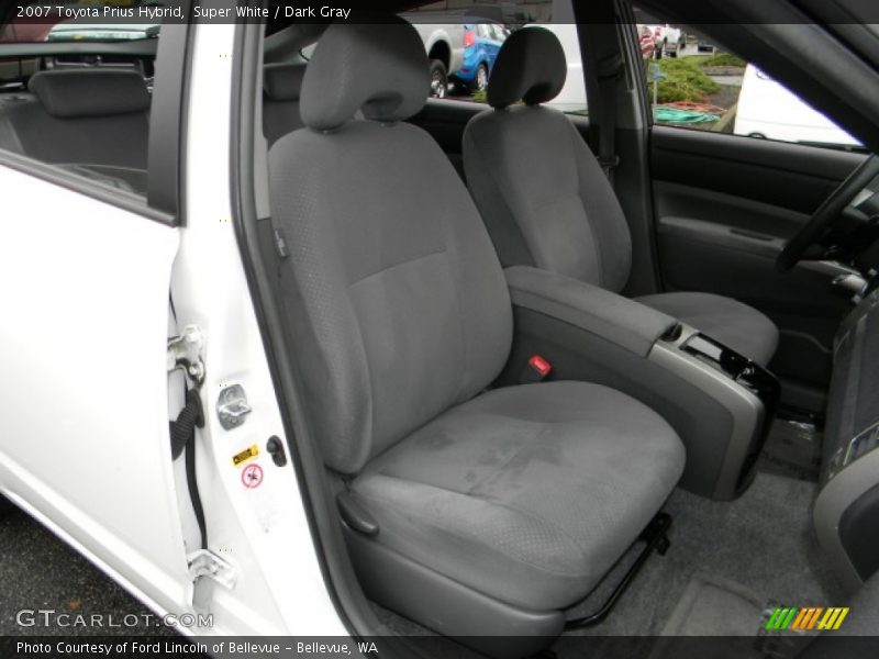 Super White / Dark Gray 2007 Toyota Prius Hybrid