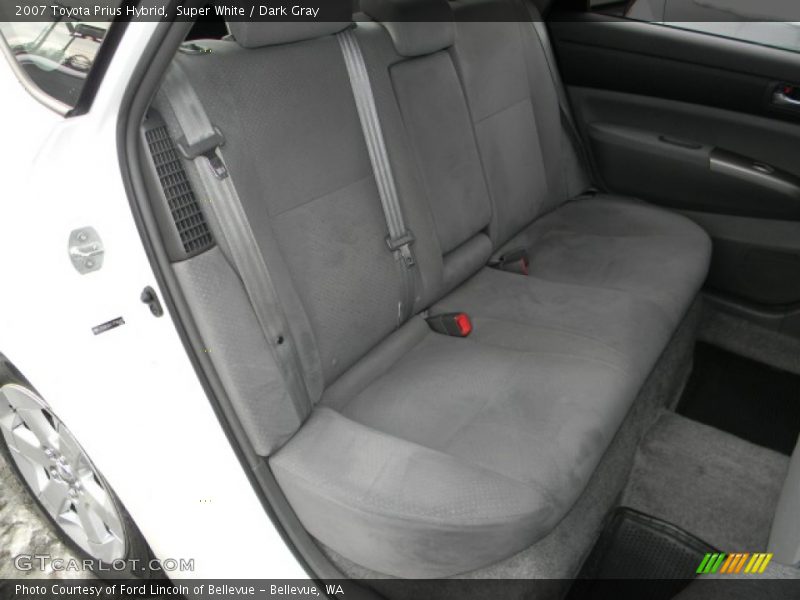 Super White / Dark Gray 2007 Toyota Prius Hybrid