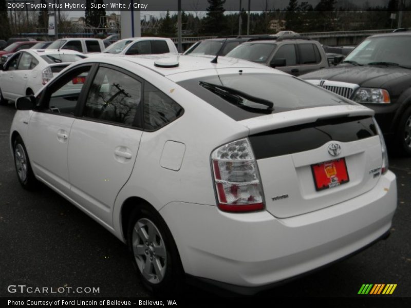 Super White / Gray 2006 Toyota Prius Hybrid