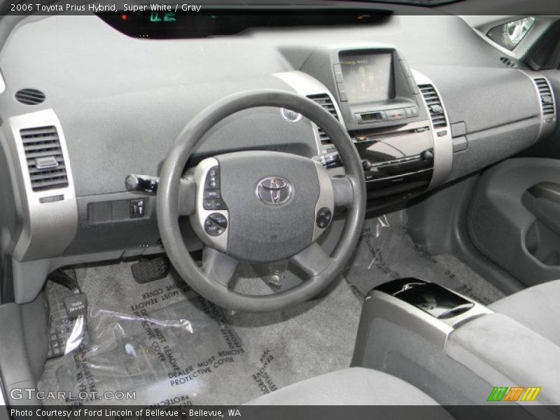Super White / Gray 2006 Toyota Prius Hybrid