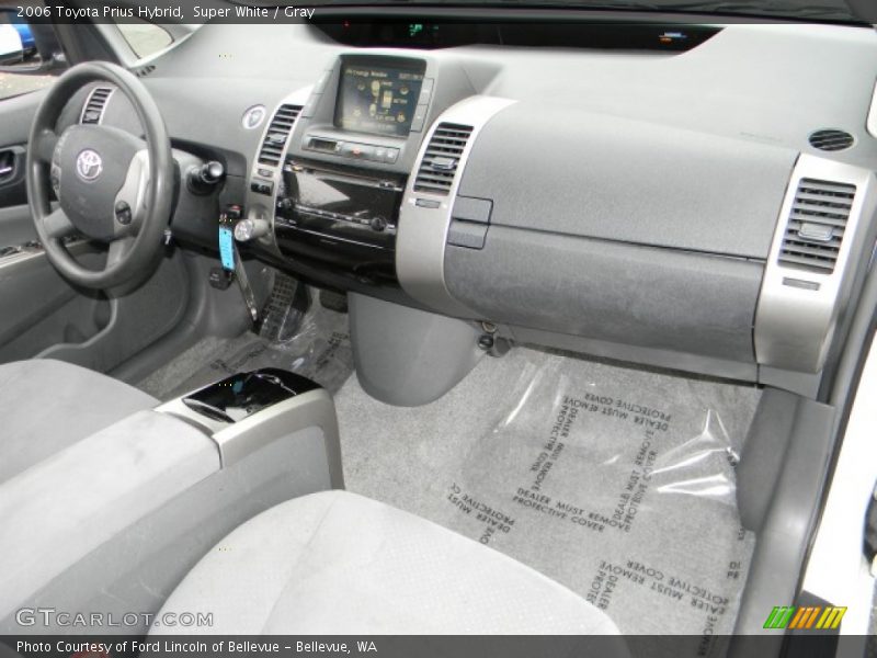 Super White / Gray 2006 Toyota Prius Hybrid