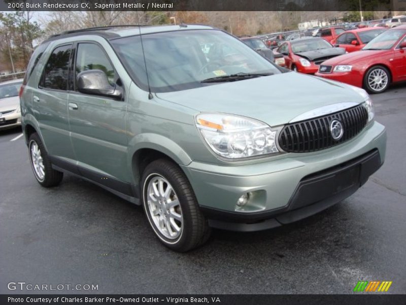 Sagemist Metallic / Neutral 2006 Buick Rendezvous CX