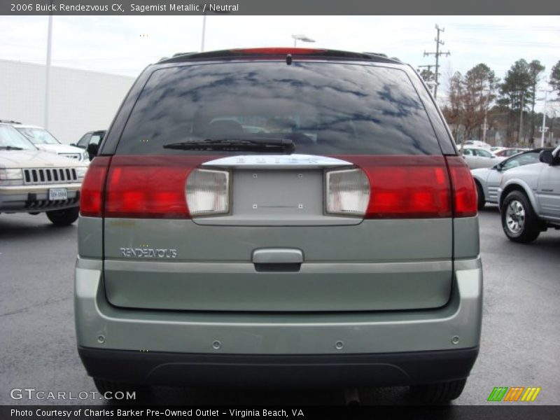 Sagemist Metallic / Neutral 2006 Buick Rendezvous CX