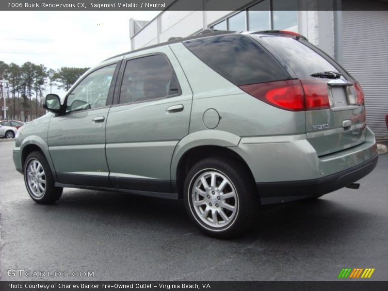 Sagemist Metallic / Neutral 2006 Buick Rendezvous CX