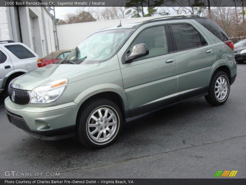 Sagemist Metallic / Neutral 2006 Buick Rendezvous CX