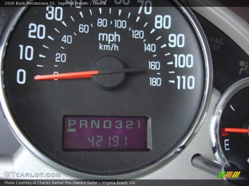 Sagemist Metallic / Neutral 2006 Buick Rendezvous CX