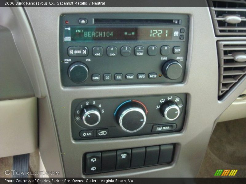 Sagemist Metallic / Neutral 2006 Buick Rendezvous CX