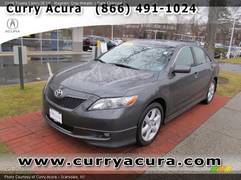 Magnetic Gray Metallic / Dark Charcoal 2008 Toyota Camry SE V6