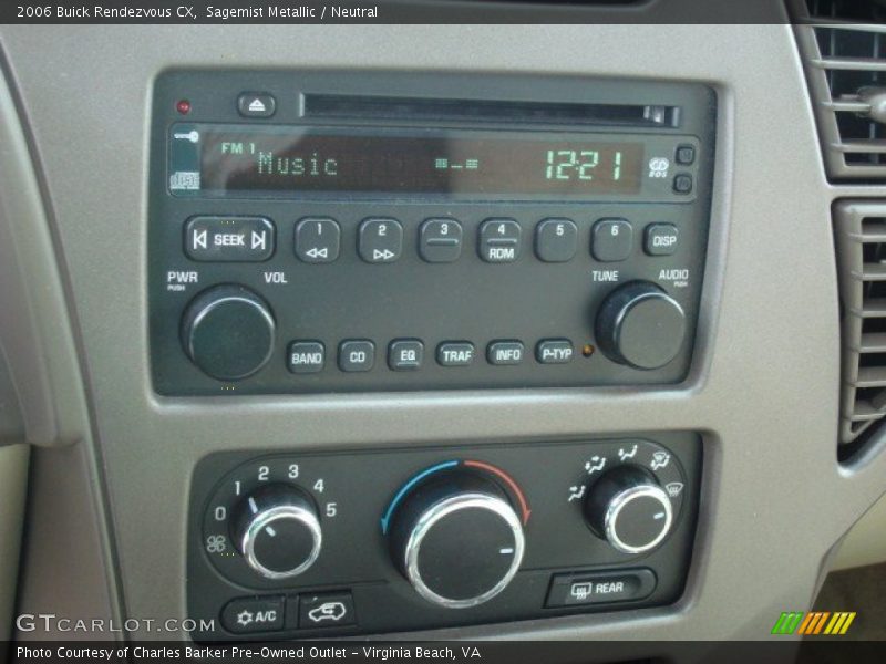 Sagemist Metallic / Neutral 2006 Buick Rendezvous CX