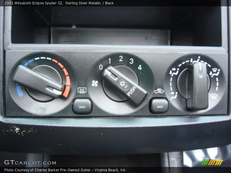 Controls of 2001 Eclipse Spyder GS