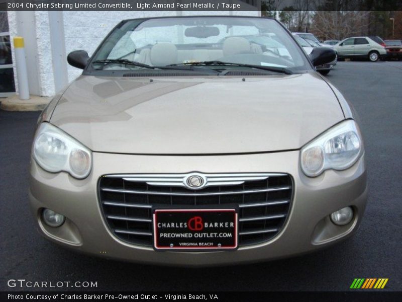 Light Almond Pearl Metallic / Taupe 2004 Chrysler Sebring Limited Convertible