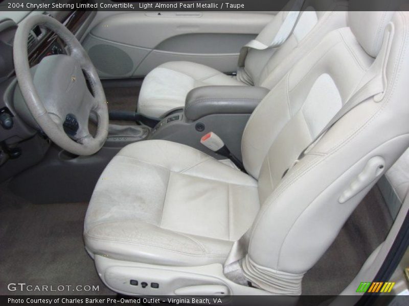  2004 Sebring Limited Convertible Taupe Interior