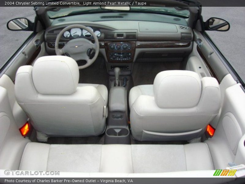 Light Almond Pearl Metallic / Taupe 2004 Chrysler Sebring Limited Convertible