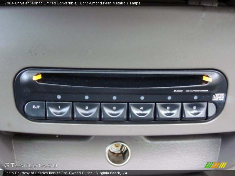Light Almond Pearl Metallic / Taupe 2004 Chrysler Sebring Limited Convertible