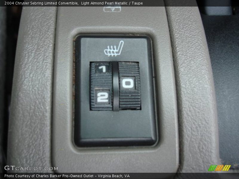 Light Almond Pearl Metallic / Taupe 2004 Chrysler Sebring Limited Convertible