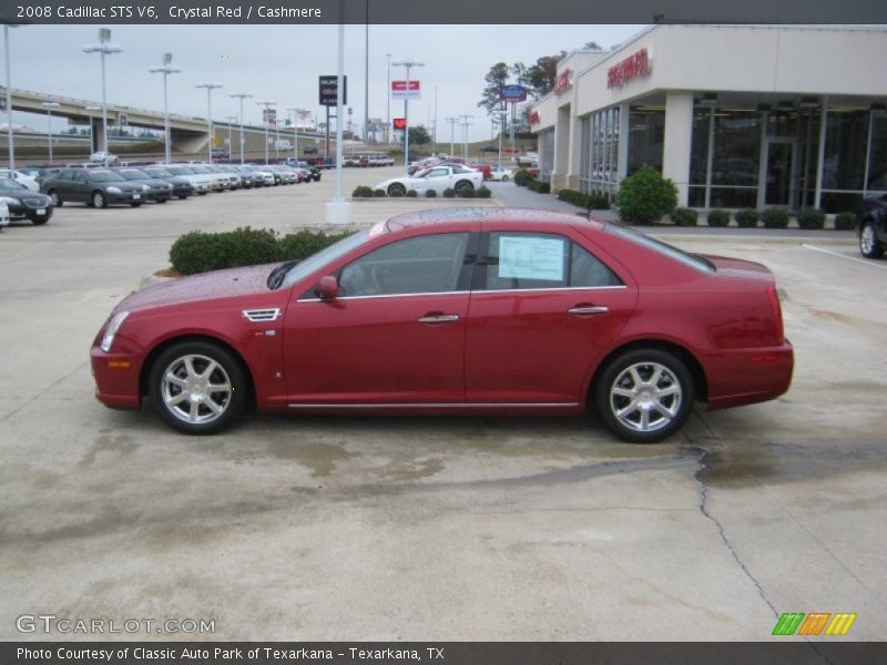 Crystal Red / Cashmere 2008 Cadillac STS V6