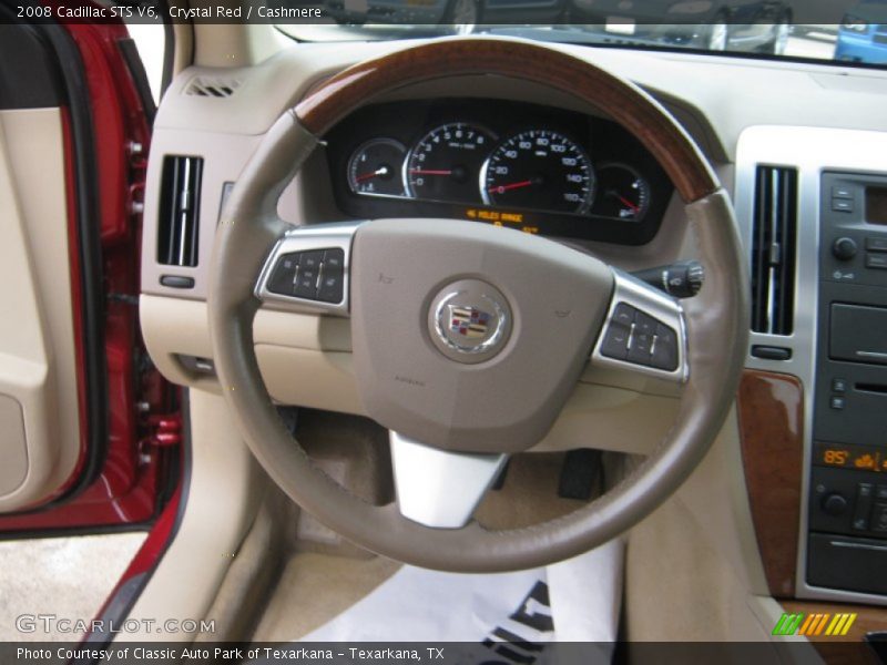 Crystal Red / Cashmere 2008 Cadillac STS V6