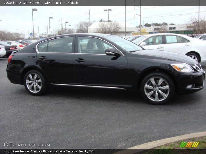 Obsidian Black / Black 2008 Lexus GS 350 AWD