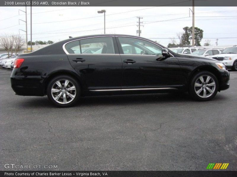 Obsidian Black / Black 2008 Lexus GS 350 AWD