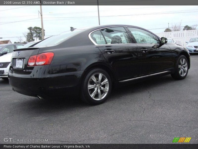 Obsidian Black / Black 2008 Lexus GS 350 AWD
