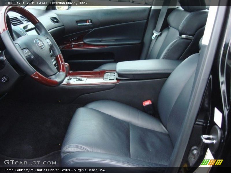 Obsidian Black / Black 2008 Lexus GS 350 AWD