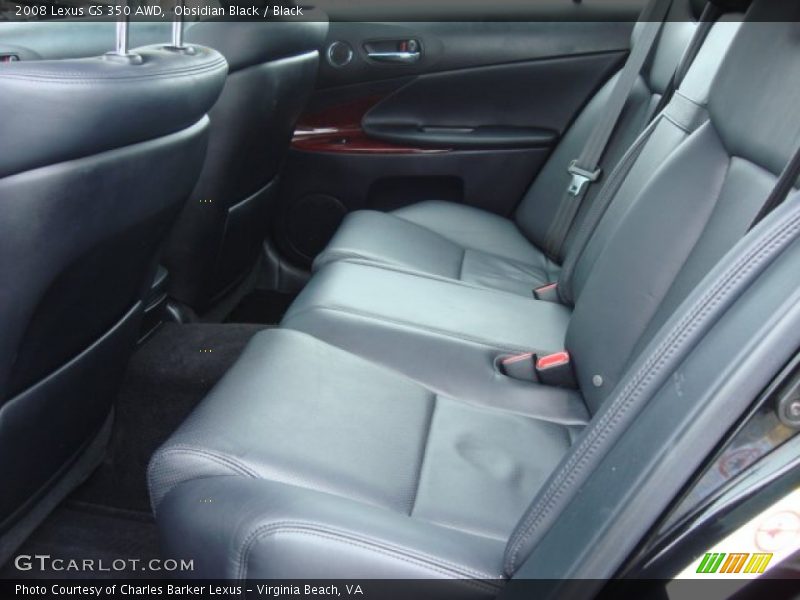 Obsidian Black / Black 2008 Lexus GS 350 AWD