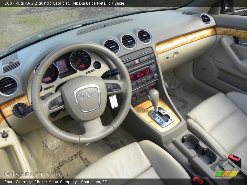 Alpaka Beige Metallic / Beige 2007 Audi A4 3.2 quattro Cabriolet
