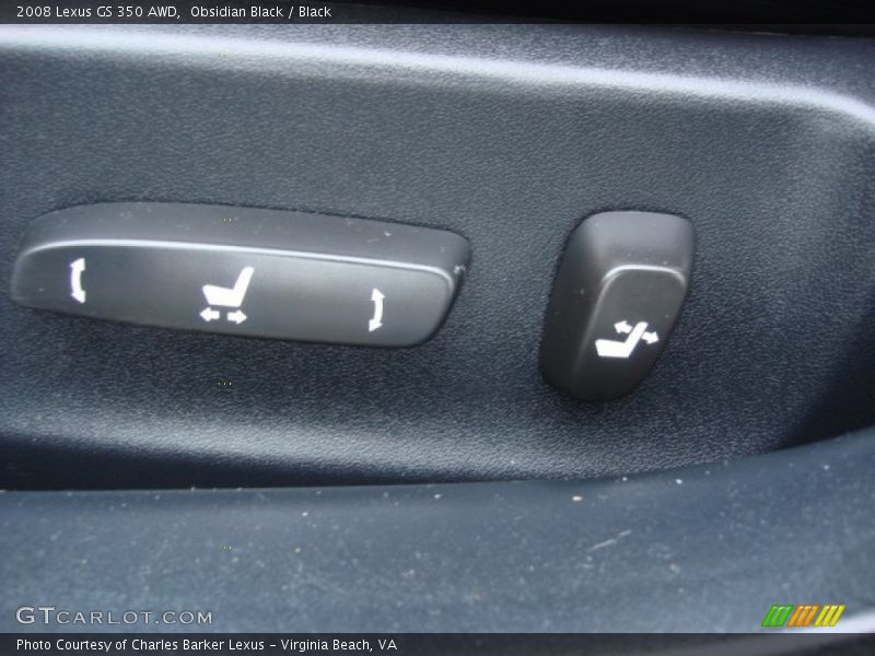Obsidian Black / Black 2008 Lexus GS 350 AWD