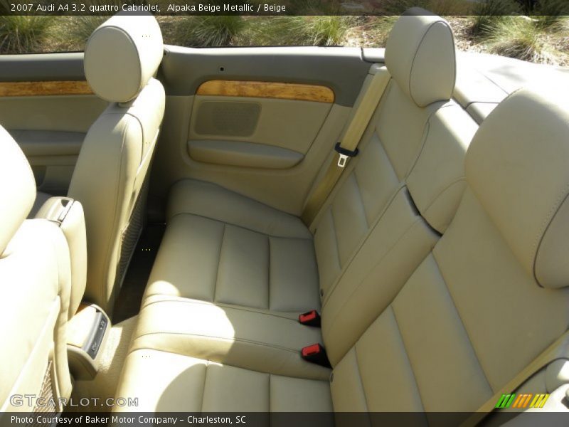 Alpaka Beige Metallic / Beige 2007 Audi A4 3.2 quattro Cabriolet