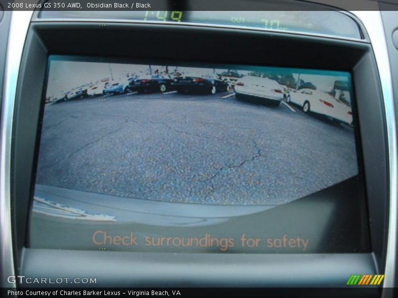 Obsidian Black / Black 2008 Lexus GS 350 AWD
